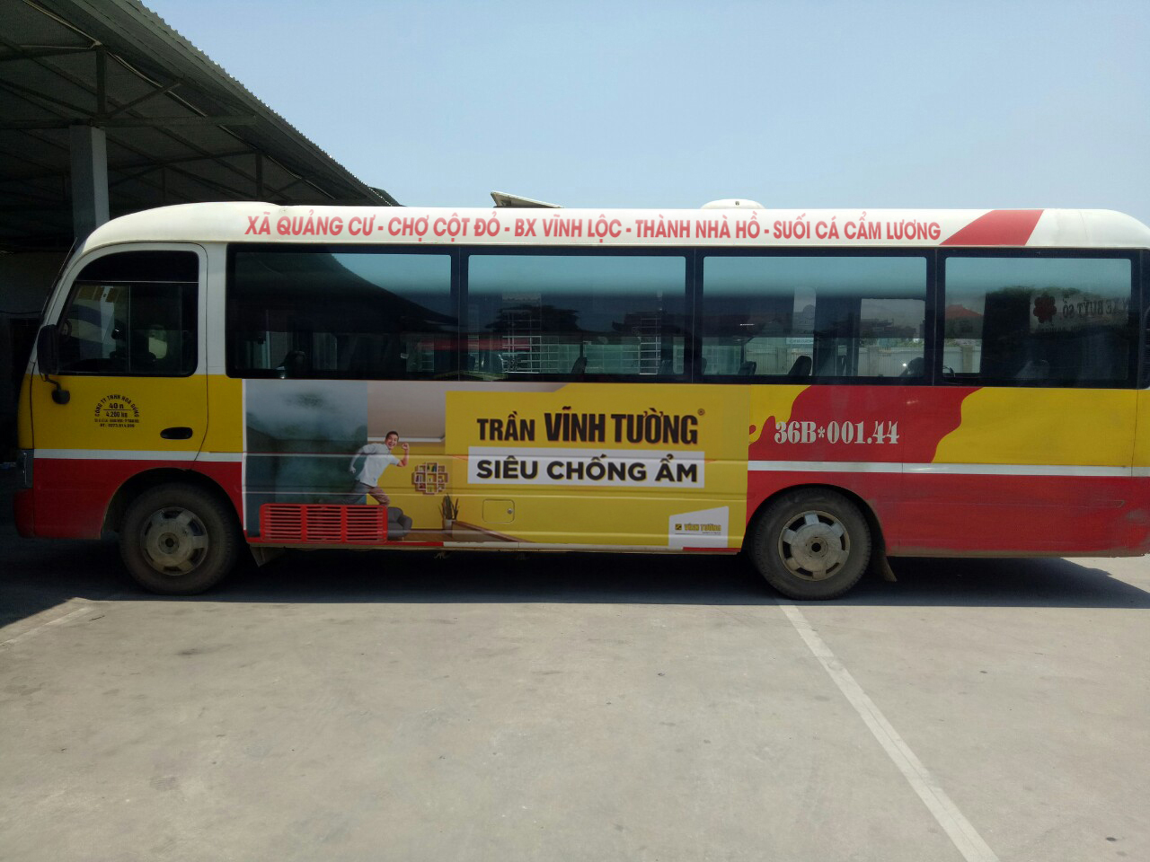 Quảng cáo xe bus tuyến 14 - Xe bus Thanh Hóa