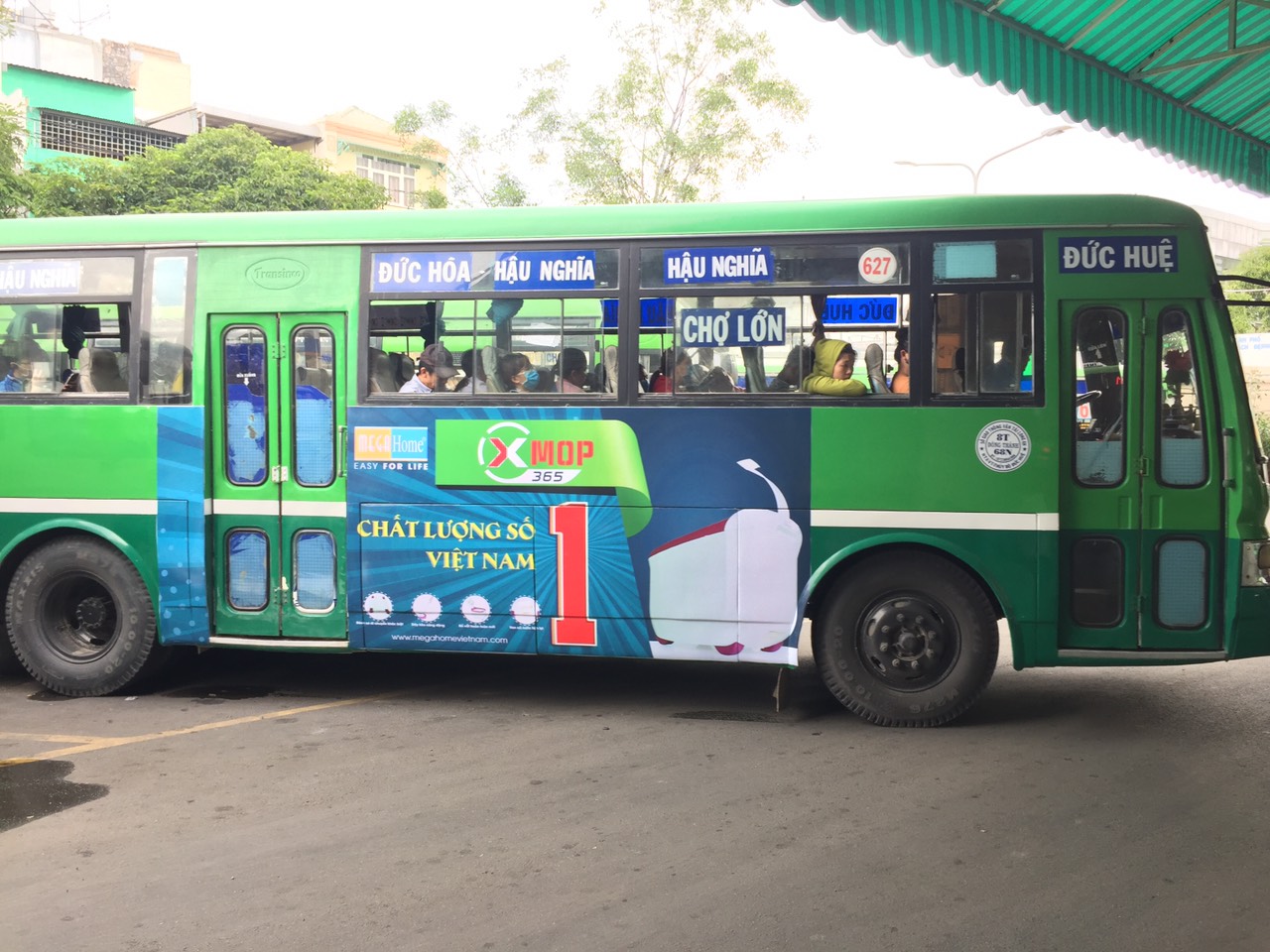 Quảng cáo xe bus tuyến 627 - Xe bus Hồ Chí Minh