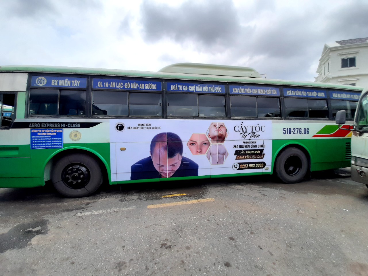 Quảng cáo xe bus tuyến 601 - Xe bus Hồ Chí Minh