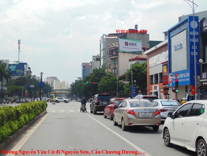 Vị trí quảng cáo ngã 3 Nguyễn Văn Cư, Nguyễn Sơn, Long Biên, Hà Nội