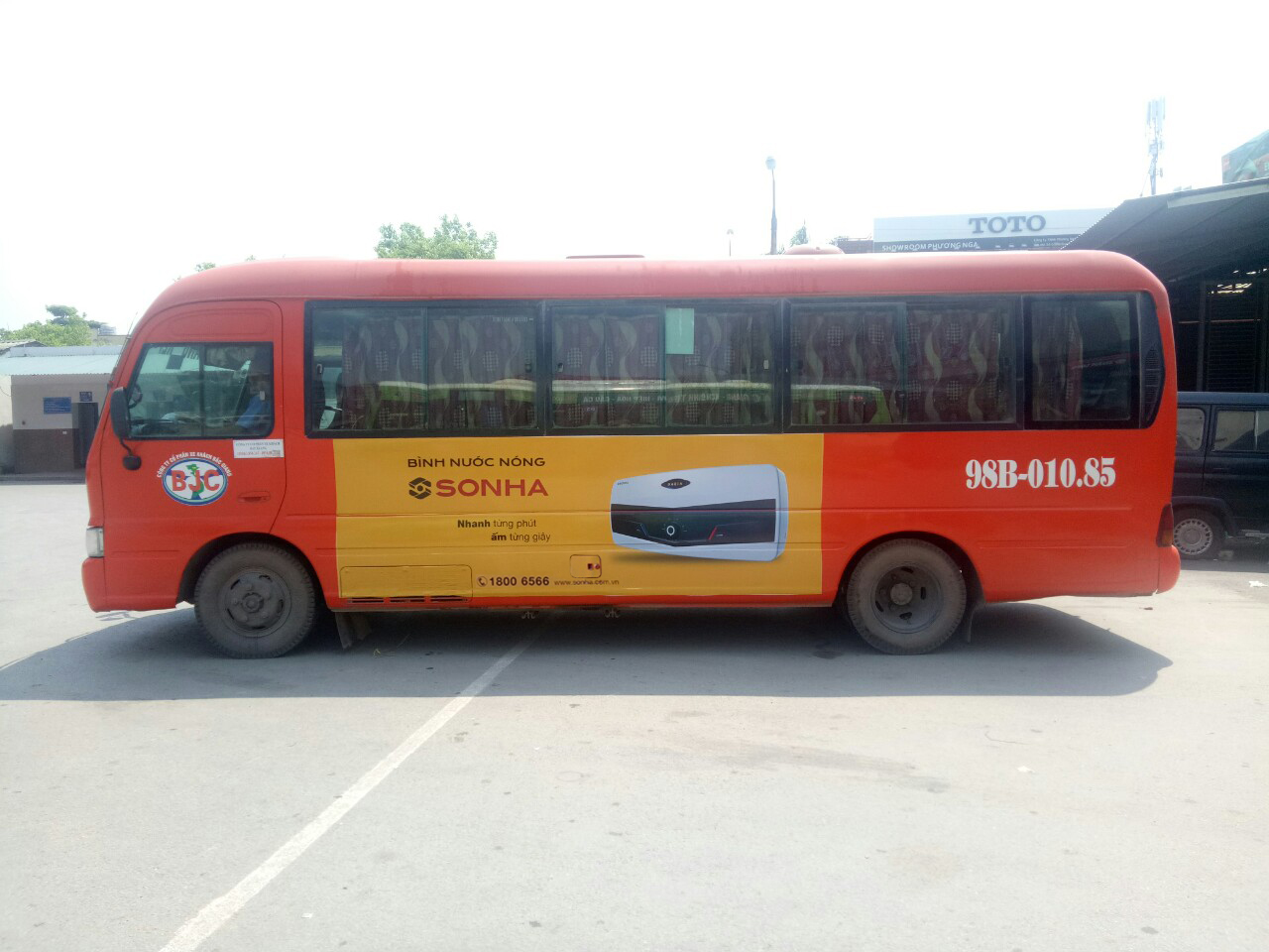 Quảng cáo xe bus tuyến  - Xe bus Bắc Giang