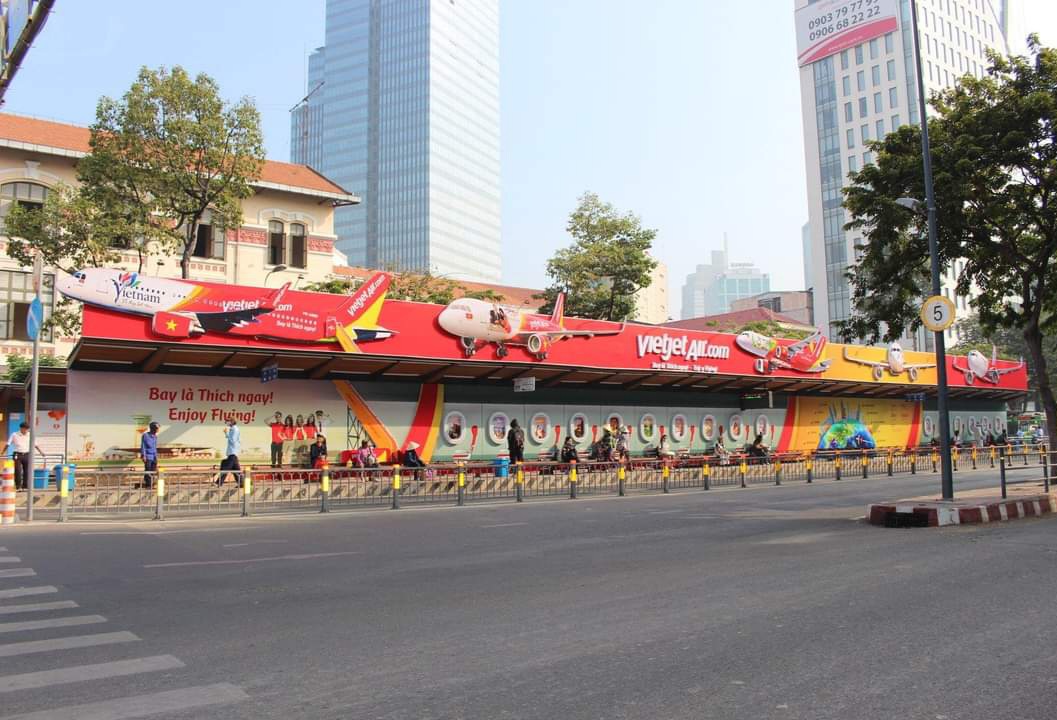 Quảng cáo nhà chờ xe bus Hồ Chí Minh