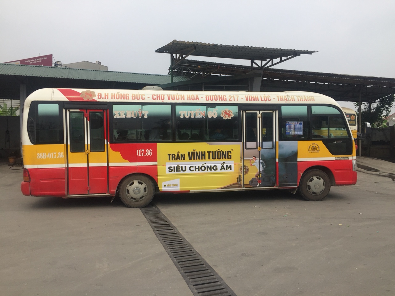Quảng cáo xe bus tuyến 08 - Xe bus Thanh Hóa