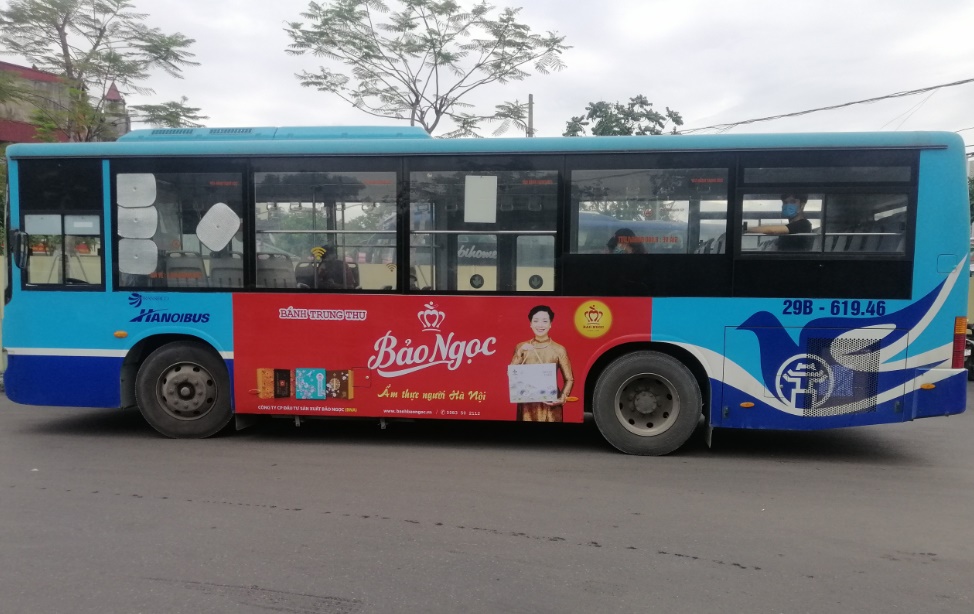 Quảng cáo xe bus Hà Nội