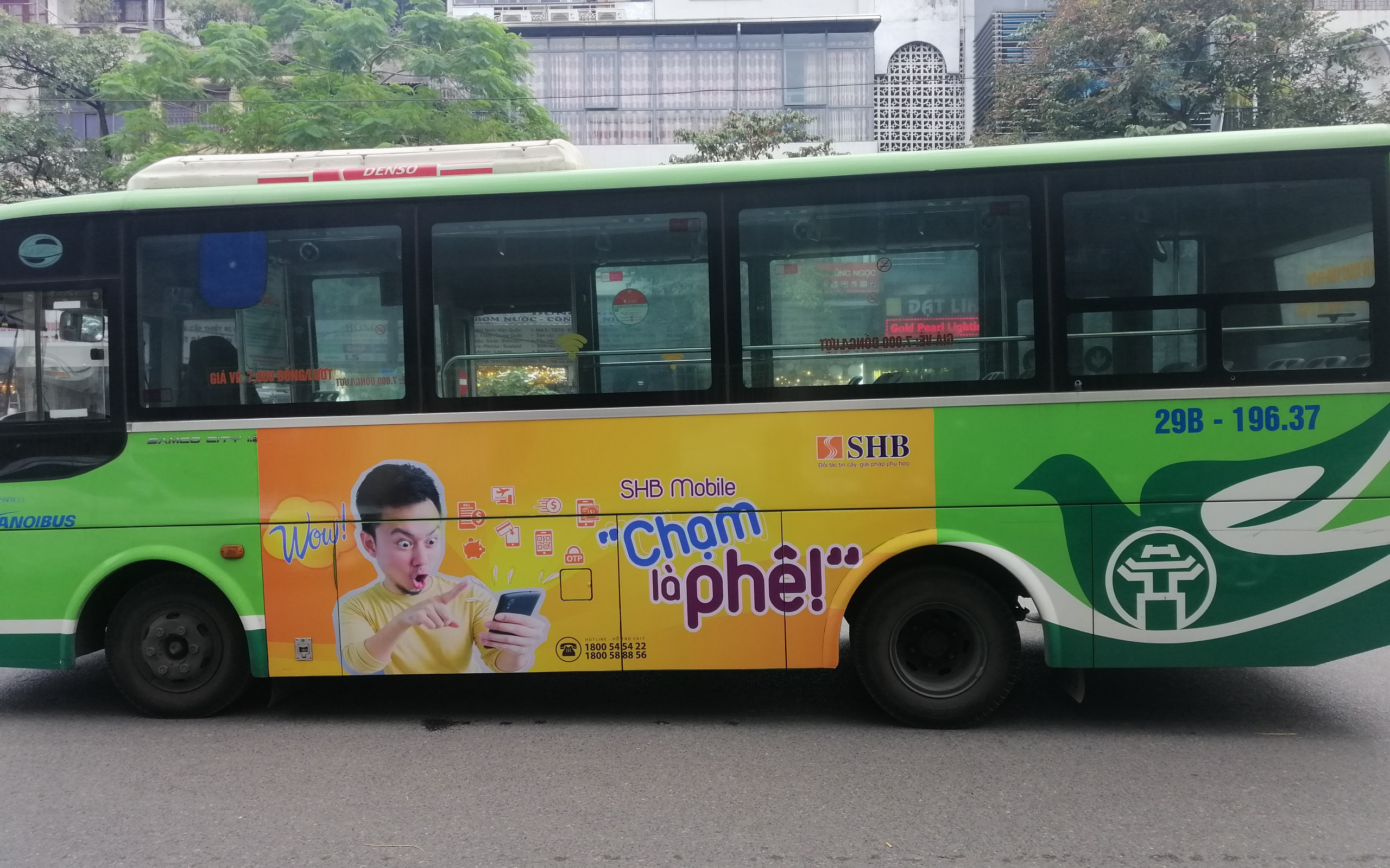Quảng cáo xe bus tuyến 05 - Xe bus Hà Nội