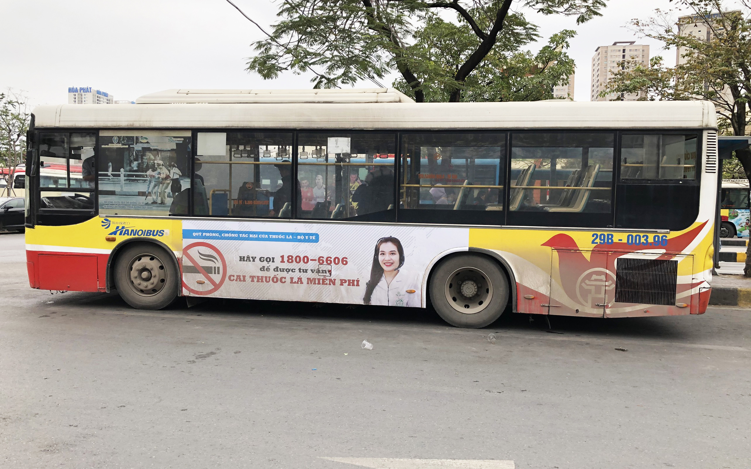 Quảng cáo xe bus tuyến 06D - Xe bus Hà Nội