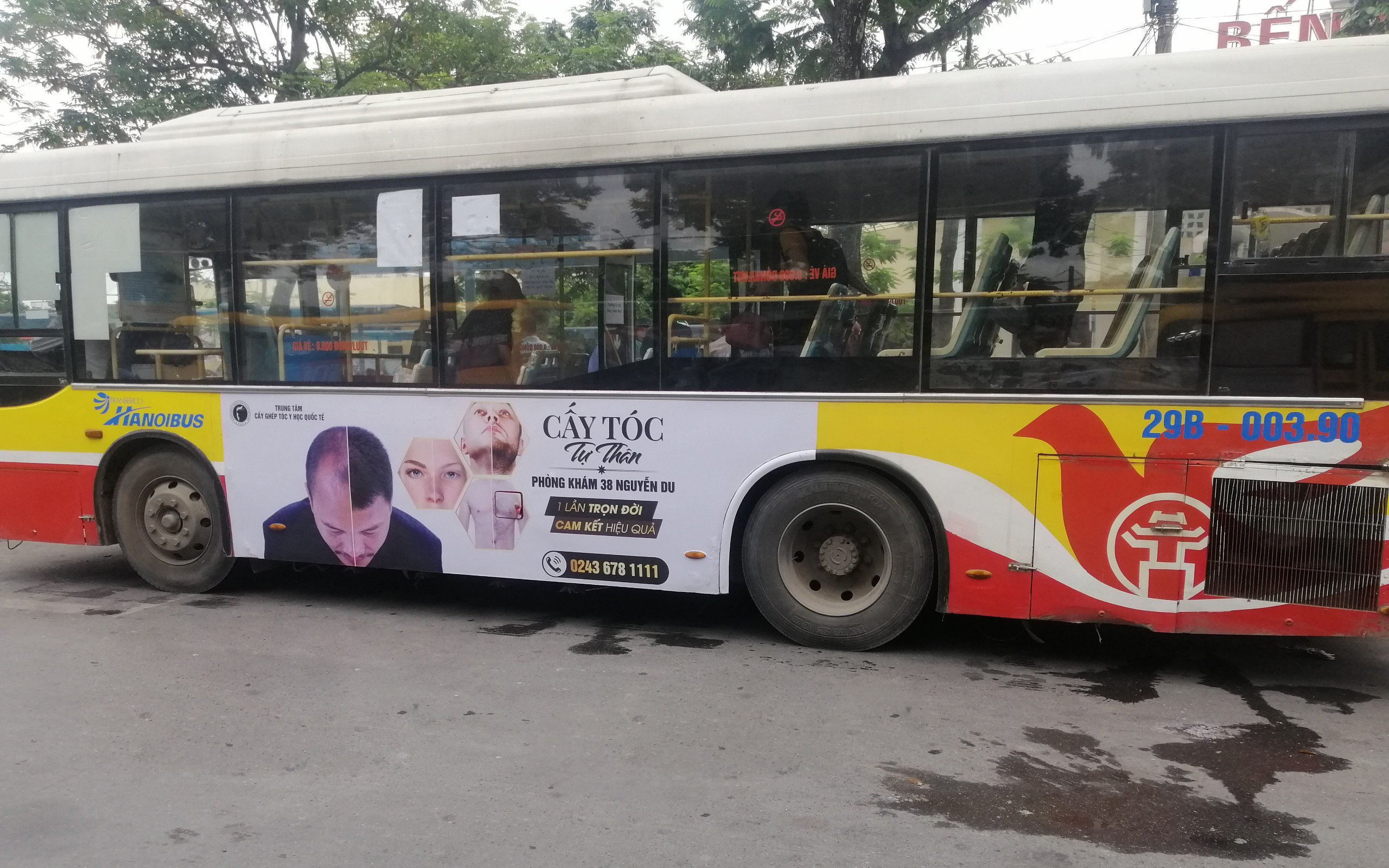 Quảng cáo xe bus tuyến 06E - Xe bus Hà Nội