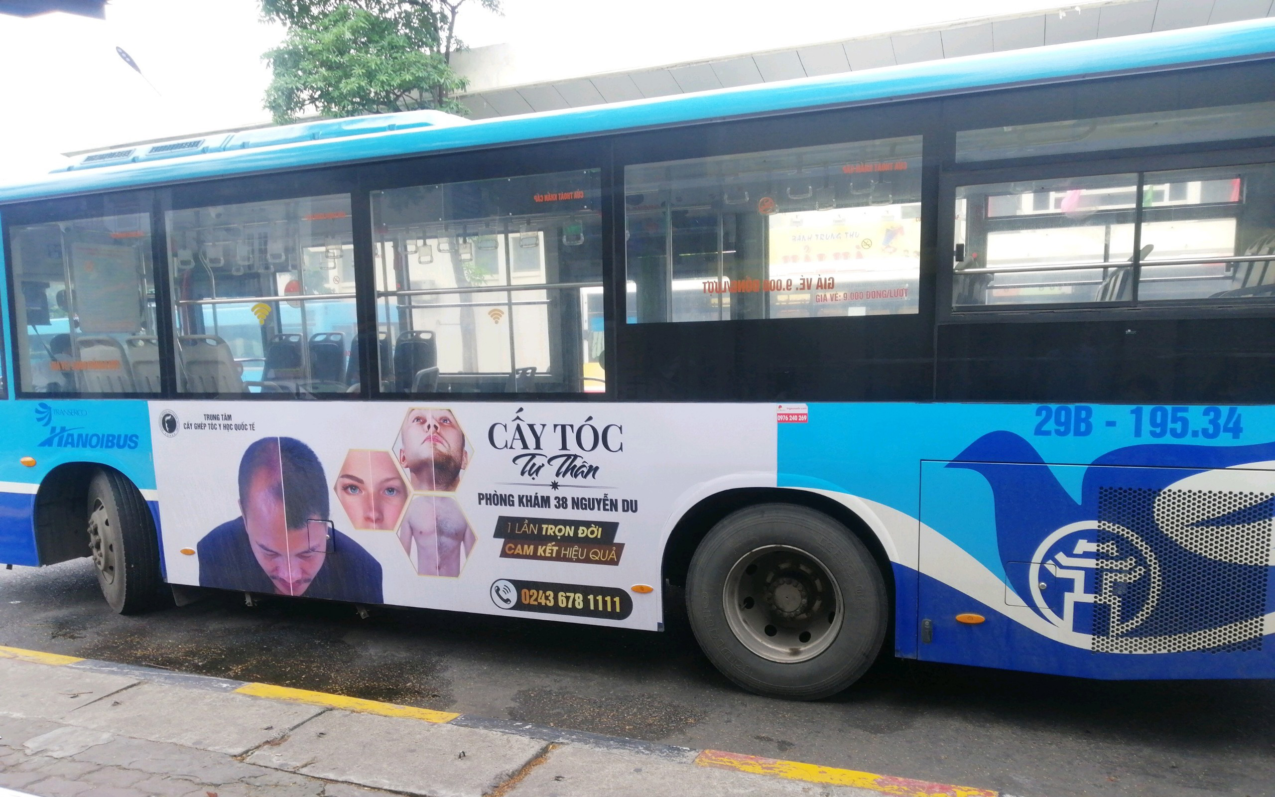 Quảng cáo xe bus tuyến 15 - Xe bus Hà Nội