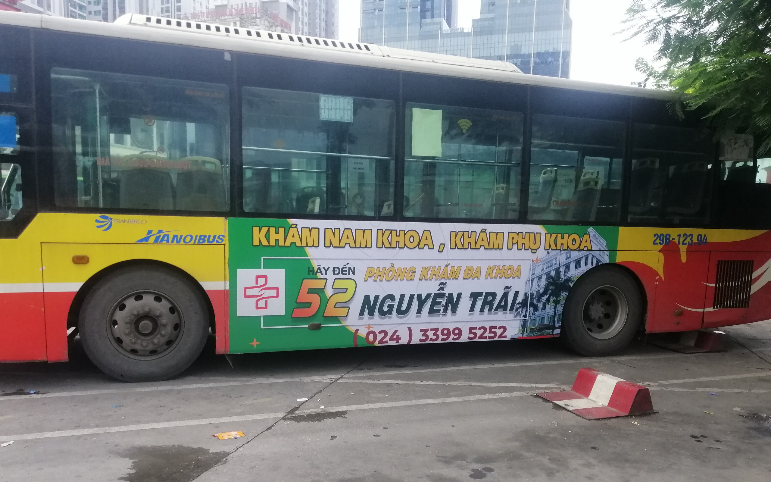 Quảng cáo xe bus tuyến 16 - Xe bus Hà Nội