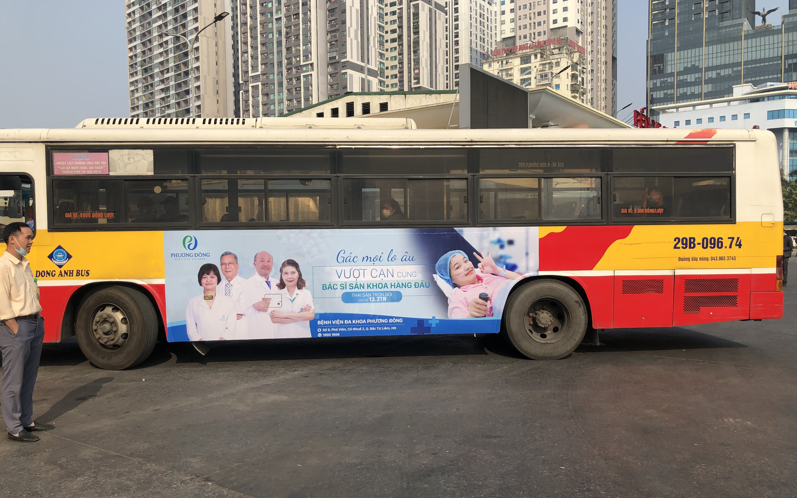 Quảng cáo xe bus tuyến 46 - Xe bus Hà Nội