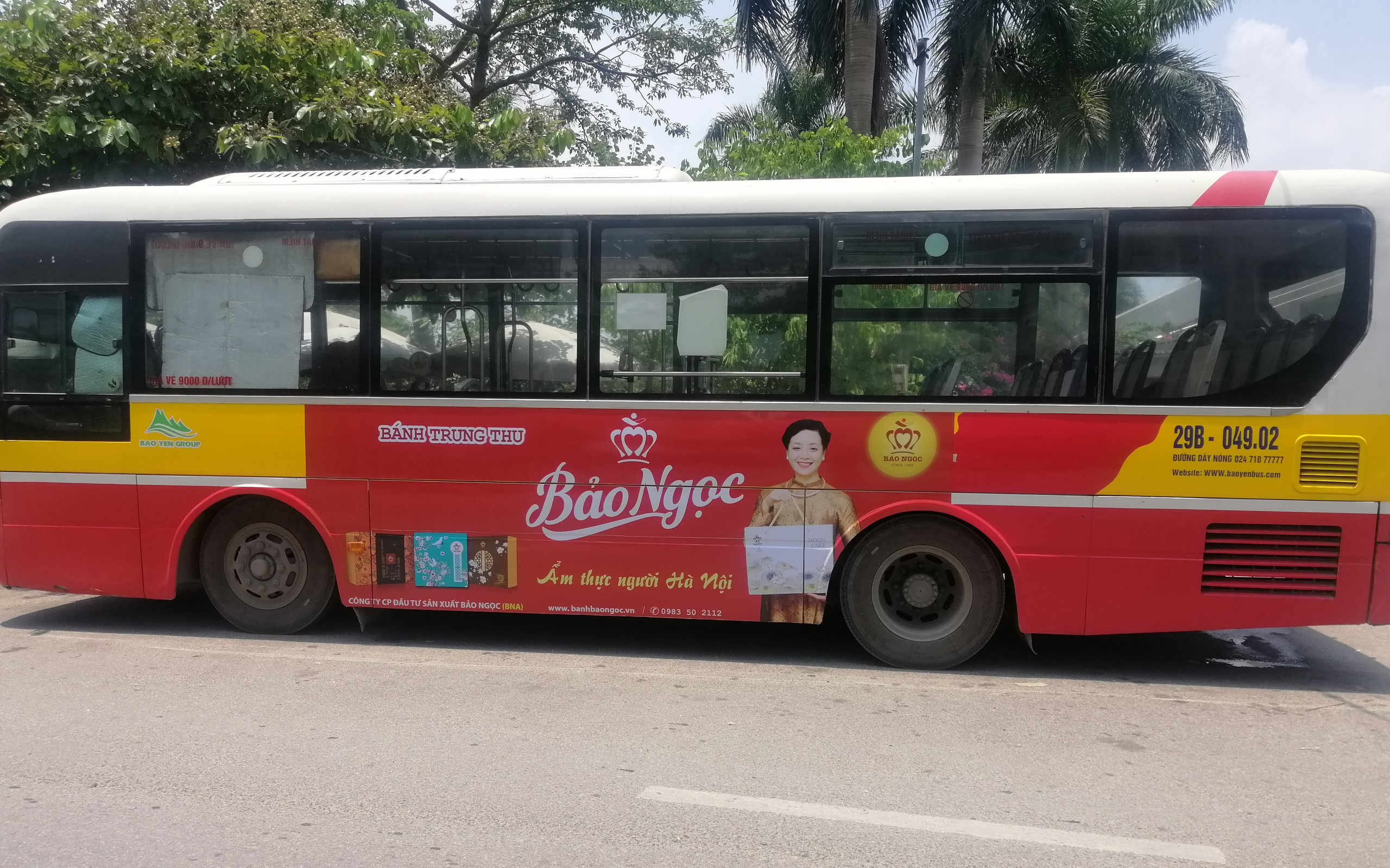 Quảng cáo xe bus tuyến 57 - Xe bus Hà Nội