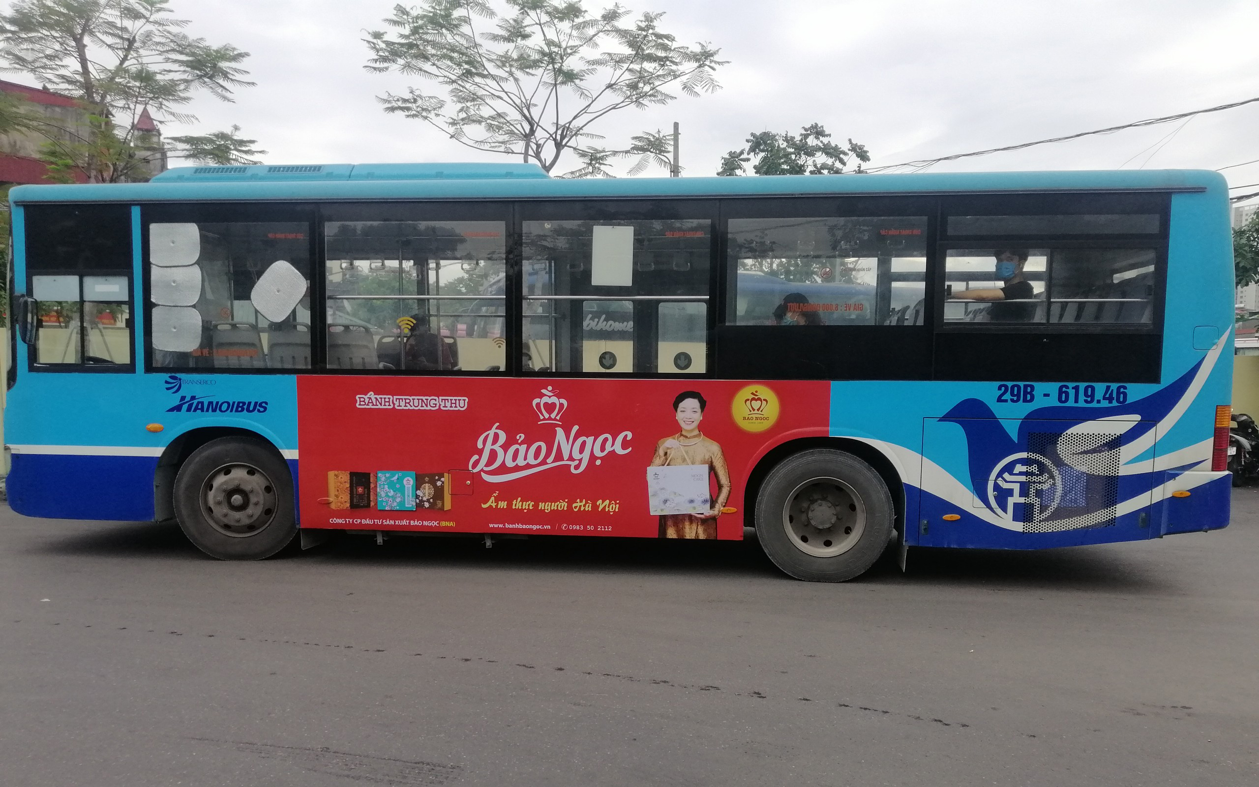 Quảng cáo xe bus tuyến 22C - Xe bus Hà Nội