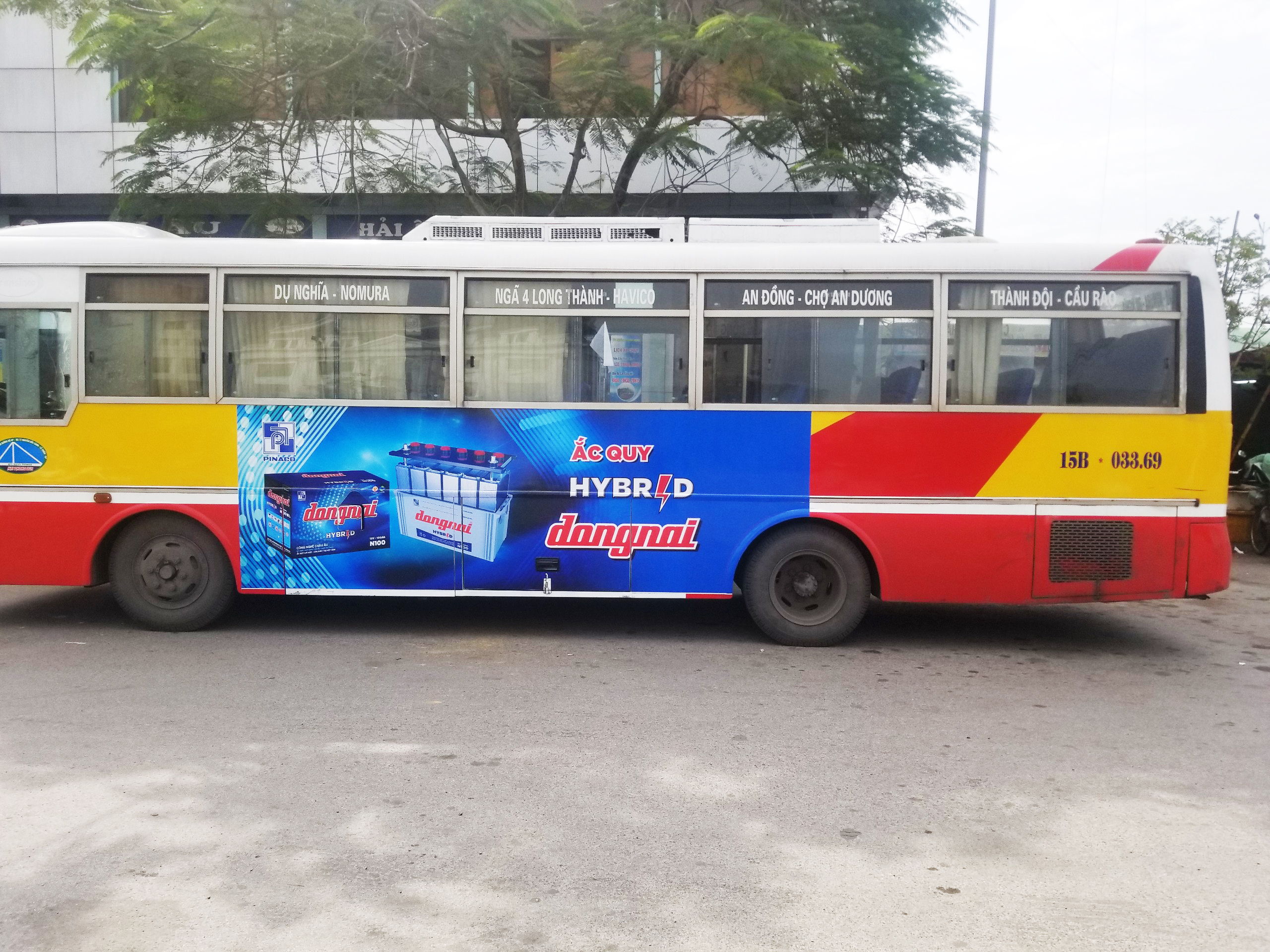 Quảng cáo xe bus tuyến 01 - Xe bus Hải Phòng
